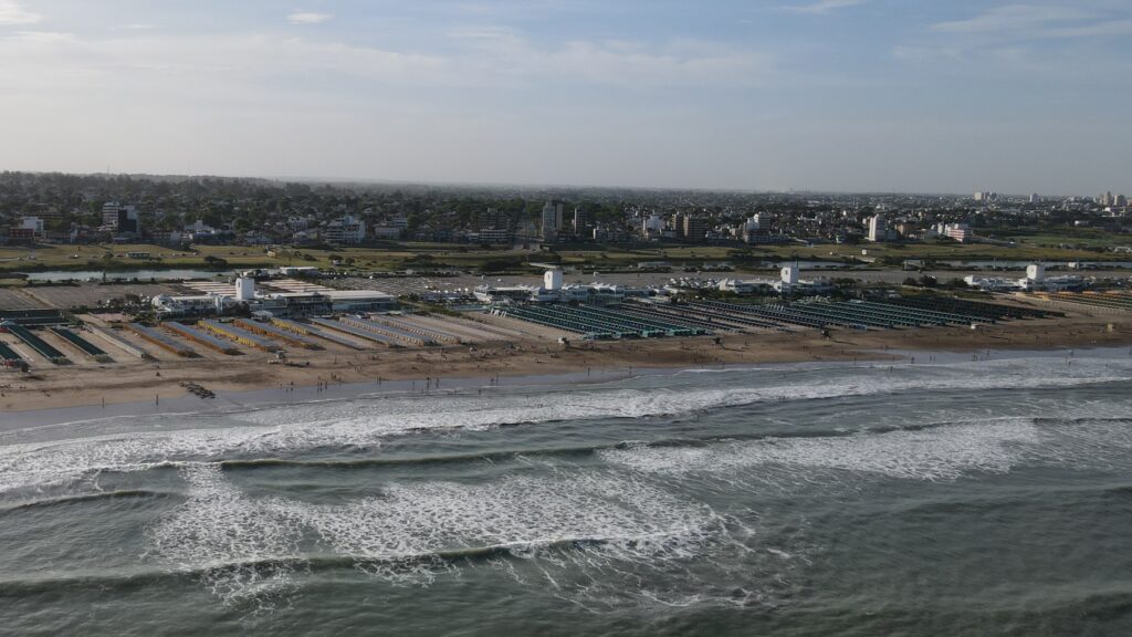 Vista Aérea de Mar Del Plata - Punta Mogotes