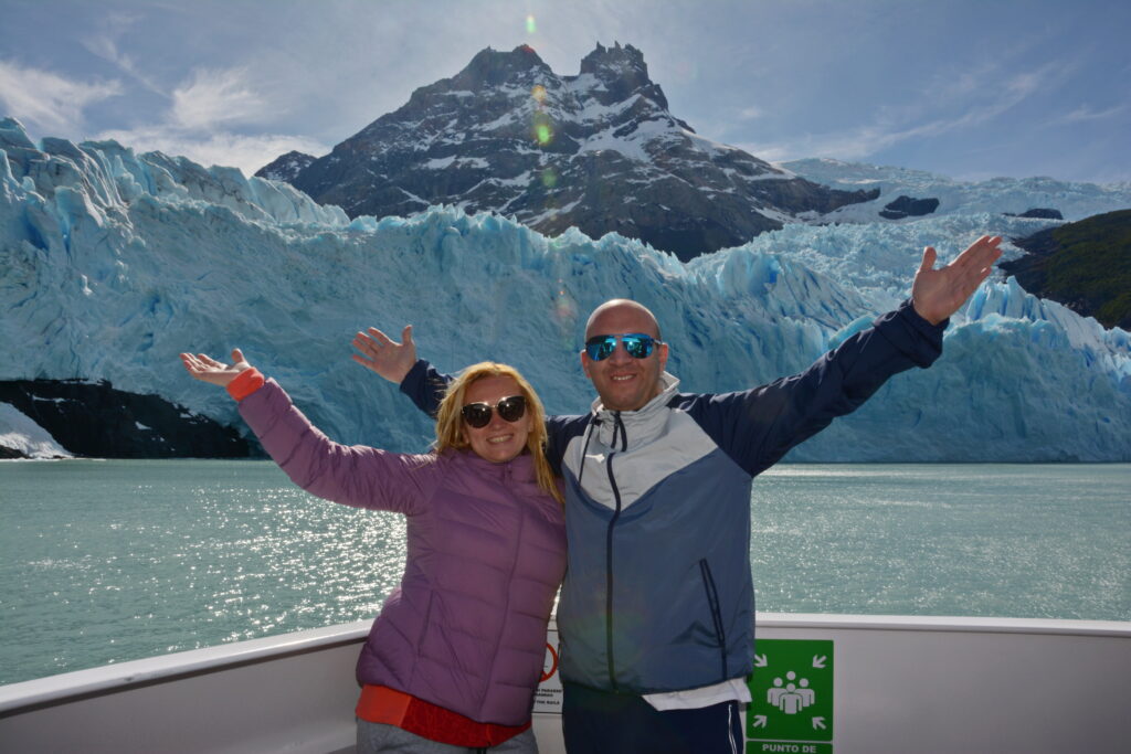 Foto en el Glaciar Spegazzini - El Calafate